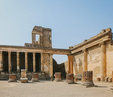 The Forum at the Archaeological ruins of Pompeii and Herculaneum